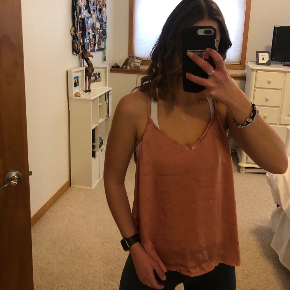 forever 21 pink tank top